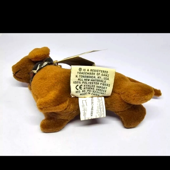 Cottage Collectibles By Ganz Small Plush Schneider Dachshund 1995 By Lorraine - Picture 7 of 9